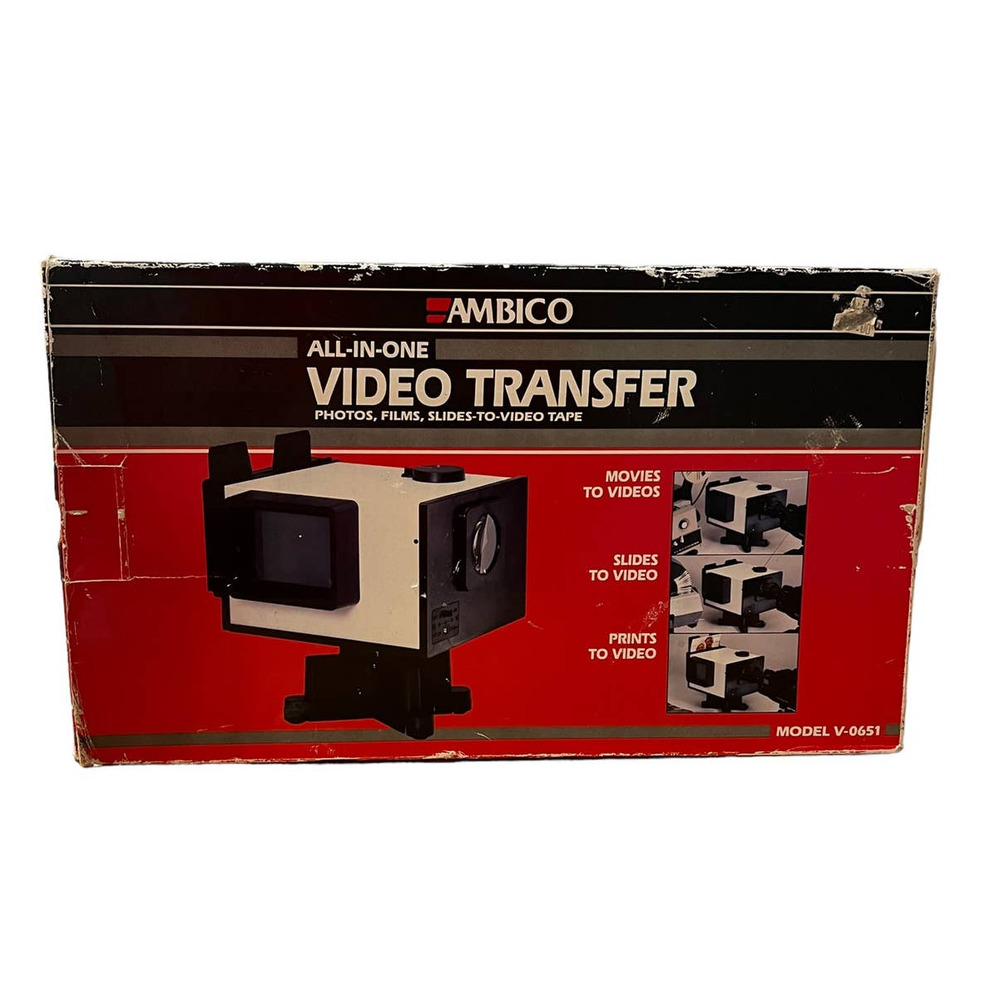 AMBICO Model V-0651 All-in-one Photos, Film and Slides‎ to Video Transfer System